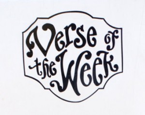 verse of the week